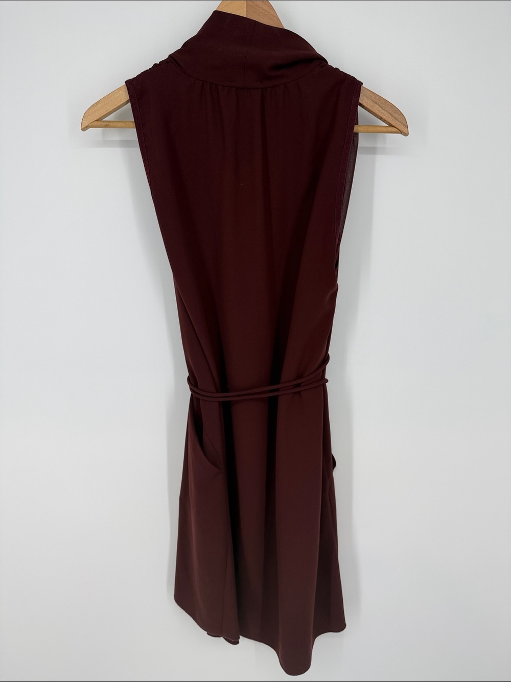 Aritzia Wilfred Sabine Dress Purple Maroon Size Small - Picture 4 of 11